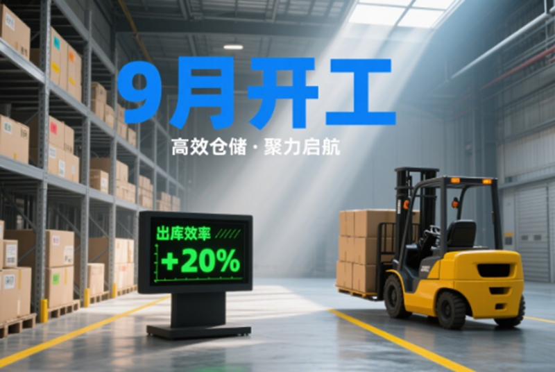 金秋 9 月开新局，仓储仓储高效履约再提速