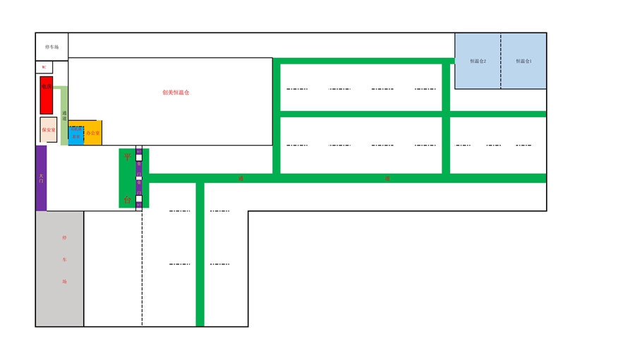 仓库平面图